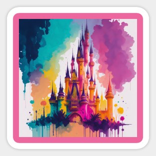 Princess castle Sticker